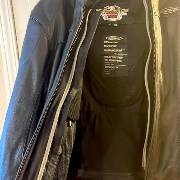 Harley-Davidson FXRG 2 In 1 Motorcycle Jacket Armored Men's XL 98518-05VM